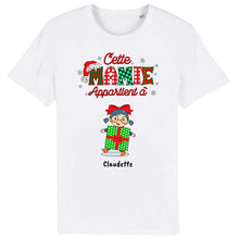 Charger l'image dans la galerie, Jusqu'à 12 petits-enfants, T-shirt personnalisé pour grand-mère, T-shirt de Noël pour grand-père