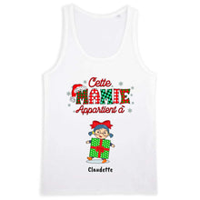 Charger l'image dans la galerie, Jusqu'à 12 petits-enfants, T-shirt personnalisé pour grand-mère, T-shirt de Noël pour grand-père