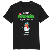 Charger l'image dans la galerie, Jusqu'à 12 petits-enfants, T-shirt personnalisé pour grand-mère, T-shirt de Noël pour grand-père