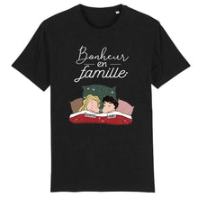 Charger l'image dans la galerie, T shirt personnalisé couple, BONHEUR EN FAMILLE, Cadeau de Noël pour le mari, pour la femme