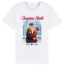 Charger l'image dans la galerie, T shirt personnalisé couple, T-shirt de Noël pour lui, pour elle, Cadeau de Noël pour le mari, pour la femme