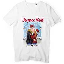 Charger l'image dans la galerie, T shirt personnalisé couple, T-shirt de Noël pour lui, pour elle, Cadeau de Noël pour le mari, pour la femme