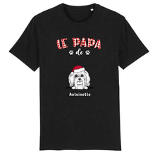 Charger l'image dans la galerie, Jusqu'à 9 Chiens, T shirt personnalisé chien, papa chien tee shirt, T-shirt de Noël pour les amoureux des chiens