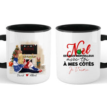 Charger l'image dans la galerie, Jusqu'à 2 chiens, Mug personnalisé couple, Cadeau de Noël pour lui, pour elle, papa chien