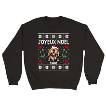 Charger l'image dans la galerie, Jusqu'à 12 chiens, Sweat à capuche personnalisé chien, JOYEUX NOËL, cadeaux de Noël pour les amoureux des chiens