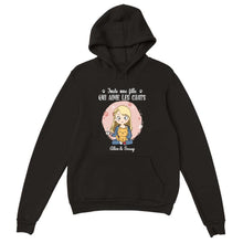 Charger l'image dans la galerie, Jusqu'à 12 chats, Sweat à capuche maman chat, Sweat à capuche personnalisé chat, juste une fille qui aime les chats