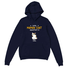 Charger l'image dans la galerie, Jusqu'à 9 chats, Sweat à capuche personnalisé maman chat, Sweat à capuche personnalisé chat, Cadeaux pour la fête des mères