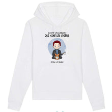 Charger l'image dans la galerie, Jusqu'à 9 chiens, Sweat à capuche papa chien, Sweat à capuche homme chien personnalisé, juste un garçon qui aime les chiens