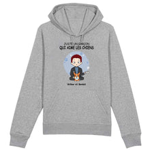 Charger l'image dans la galerie, Jusqu'à 9 chiens, Sweat à capuche papa chien, Sweat à capuche homme chien personnalisé, juste un garçon qui aime les chiens