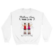 Charger l'image dans la galerie, Jusqu'à 6 filles, Sweat bff, pull personnalisé meilleure amie, meilleurs amis pour la vie