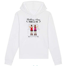 Charger l'image dans la galerie, Jusqu'à 6 filles, Sweat à capuche bff, Sweat à capuche personnalisé meilleure amie, meilleurs amis pour la vie