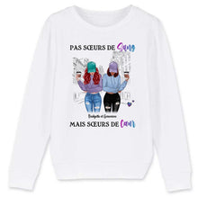 Charger l'image dans la galerie, Jusqu'à 5 filles, Sweat sœurs, pull personnalisé meilleure amie, sœurs de cœur