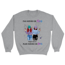 Charger l'image dans la galerie, Jusqu'à 5 filles, Sweat à capuche sœurs, Sweat à capuche personnalisé meilleure amie, sœurs de cœur