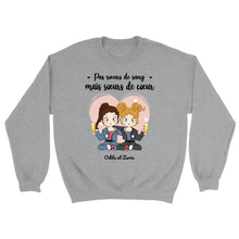 Charger l'image dans la galerie, Sweat sœurs, pull personnalisé meilleure amie, sœurs de cœur, cadeau pour les amis