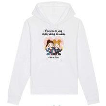 Charger l'image dans la galerie, Sweat à capuche meilleures amies pour la vie, Pas sœurs de sang mais sœurs de cœur, Hoodie personnalisée