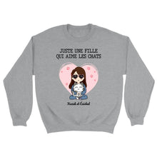 Charger l'image dans la galerie, Jusqu'à 9 chats, Sweat à capuche personnalisé chat, maman chat, Sweat à capuche humour chat femme