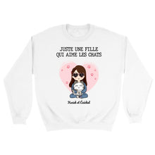 Charger l'image dans la galerie, Jusqu'à 9 chats, Sweat à capuche personnalisé chat, maman chat, Sweat à capuche humour chat femme
