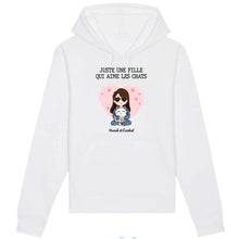 Charger l'image dans la galerie, Jusqu'à 9 chats, Sweat à capuche personnalisé chat, maman chat, Sweat à capuche humour chat femme