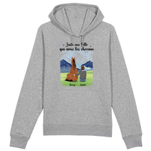 Charger l'image dans la galerie, Jusqu'à 2 chevaux, Sweat à capuche personnalisé cheval, Sweat à capuche cheval, maman cheval