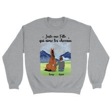 Charger l'image dans la galerie, Jusqu'à 9 chiens, Pull personnalisé chien, Sweat papa chien, juste un homme qui aime les chiens