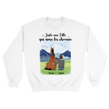 Charger l'image dans la galerie, Jusqu'à 9 chiens, Pull personnalisé chien, Sweat papa chien, juste un homme qui aime les chiens
