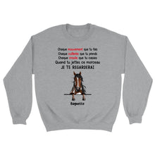 Charger l'image dans la galerie, Jusqu'à 3 chevaux, Sweat à capuche personnalisé cheval, Sweat à capuche cheval humour, Chaque mouvement que tu fais