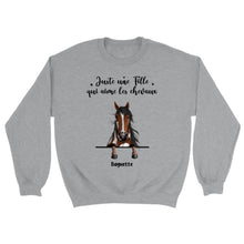 Charger l'image dans la galerie, Jusqu'à 3 chevaux, Sweat à capuche personnalisé cheval, Sweat à capuche cheval humour, maman cheval