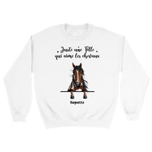 Charger l'image dans la galerie, Jusqu'à 3 chevaux, Sweat à capuche personnalisé cheval, Sweat à capuche cheval humour, maman cheval