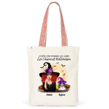 Charger l'image dans la galerie, Jusqu'à 12 chats, Sac fourre-tout personnalisé chat, Halloween Maman chat, Sac fourre-tout chat femme