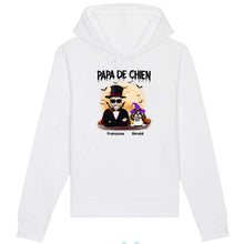 Charger l'image dans la galerie, Jusqu'à 12 chiens, Sweat à capuche Halloween Papa chien, Sweat à capuche personnalisé chien homme