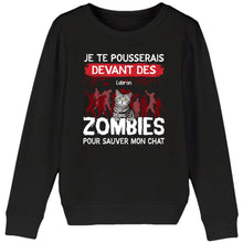 Charger l'image dans la galerie, Jusqu'à 6 chats, pull personnalisé chat, Sweat d'halloween pour les amoureux des chats