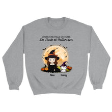 Charger l'image dans la galerie, Jusqu'à 12 chats, pull personnalisé chat, maman chat, Sweat d'halloween pour les amoureux des chats