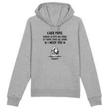 Charger l'image dans la galerie, Jusqu'à 9 chiens, Sweat à capuche personnalisé chien, Sweat à capuche papa chien, Cadeaux pour la fête des pères