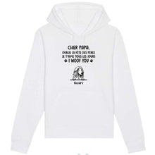 Charger l'image dans la galerie, Jusqu'à 9 chiens, Sweat à capuche personnalisé chien, Sweat à capuche papa chien, Cadeaux pour la fête des pères