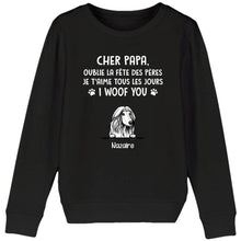 Charger l'image dans la galerie, Jusqu'à 9 chiens, Pull personnalisé chien, Sweat papa chien, Cadeaux pour la fête des pères