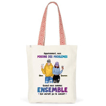 Charger l'image dans la galerie, Jusqu'à 3 personnes, Sac fourre-tout personnalisé meilleure amie, bff homme et femme, cadeaux pour les amis