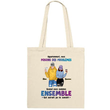 Charger l'image dans la galerie, Jusqu'à 3 personnes, Sac fourre-tout personnalisé meilleure amie, bff homme et femme, cadeaux pour les amis