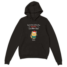 Charger l'image dans la galerie, Jusqu'à 9 chats, Sweat à capuche chat personnalisé, Sweat à capuche Noël, Tout ce que je veux pour Noël, ce sont mes chats