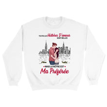 Charger l'image dans la galerie, Pull personnalisé couple, Cadeaux pour la Saint-Valentin, Sweat pour elle, Cadeaux pour lui