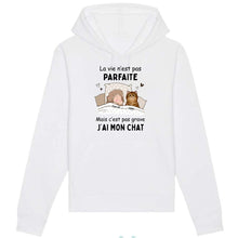 Charger l'image dans la galerie, Jusqu'à 9 chats, Sweat à capuche personnalisé chat, Sweat à capuche pour maman chat, papa chat, Nom et design personnalisés