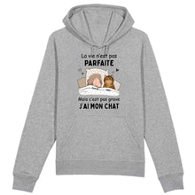 Charger l'image dans la galerie, Jusqu'à 9 chats, Sweat à capuche personnalisé chat, Sweat à capuche pour maman chat, papa chat, Nom et design personnalisés