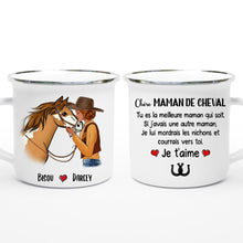Charger l'image dans la galerie, Mug cheval, tasse personnalisée de cheval, mug cheval personnalisable, maman de cheval