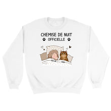 Charger l'image dans la galerie, Jusqu'à 9 chats, Pull personnalisé chat, Chemise de nuit officielle, maman chat, papa chat