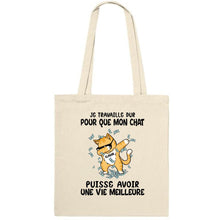 Charger l'image dans la galerie, Jusqu'à 9 chats, Sac fourre-tout personnalisé chat, maman chat, papa chat, Sac fourre-tout humour chat