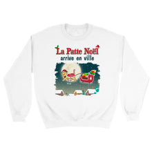 Charger l'image dans la galerie, Jusqu'à 6 chats, Sweat à capuche personnalisé chat, Sweat à capuche chat, La Patte Noël arrive en ville