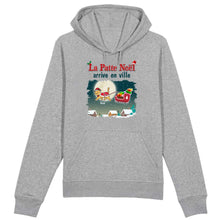 Charger l'image dans la galerie, Jusqu'à 6 chats, Sweat à capuche personnalisé chat, Sweat à capuche chat, La Patte Noël arrive en ville