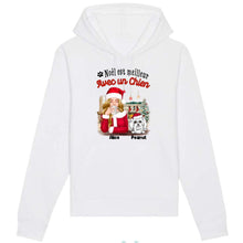 Charger l'image dans la galerie, Jusqu'à 6 chiens, Sweat à capuche personnalisé chien, Sweat à capuche Noël Maman Chien, Noël est meilleur Avec des chiens