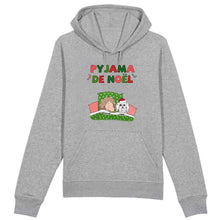 Charger l'image dans la galerie, Jusqu'à 9 chiens, Sweat à capuche personnalisé chien, Sweat à capuche Noël maman papa chien, PYJAMA DE NOËL