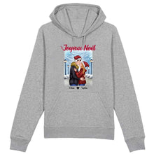 Charger l'image dans la galerie, Sweat à capuche personnalisé couple, Sweat à capuche Couple Noël, Joyeux Noël, Cadeaux de Noël pour lui, elle