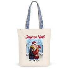 Charger l'image dans la galerie, Sac fourre-tout personnalisé couple, Sac fourre-tout Couple Noël, Joyeux Noël, Cadeaux de Noël pour lui, elle